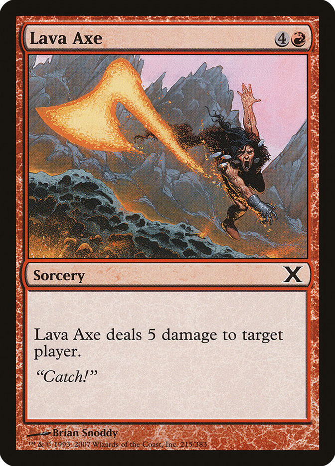 Lava Axe [Tenth Edition] | The Time Vault CA
