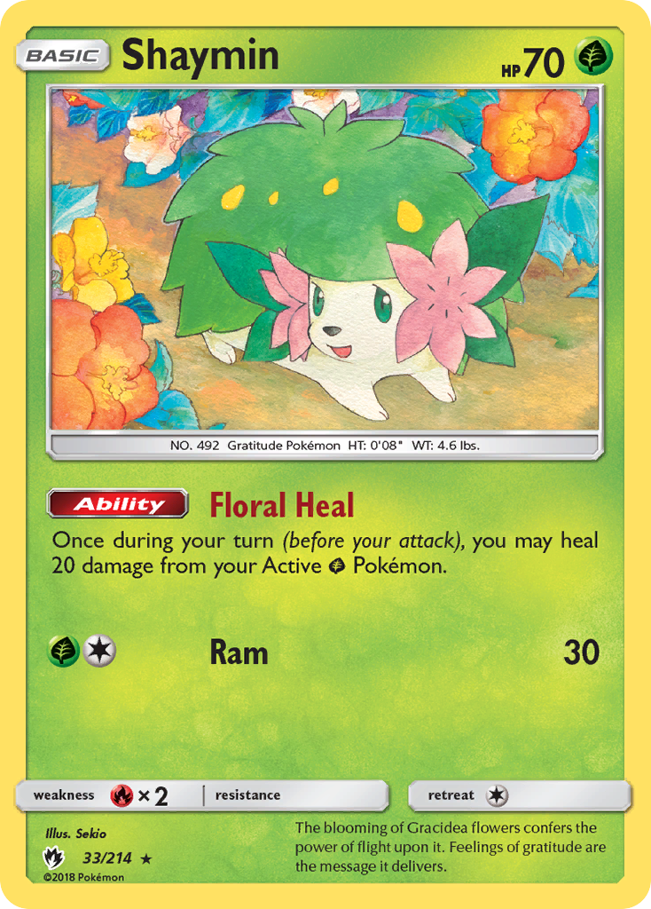 Shaymin (33/214) [Sun & Moon: Lost Thunder] | The Time Vault CA