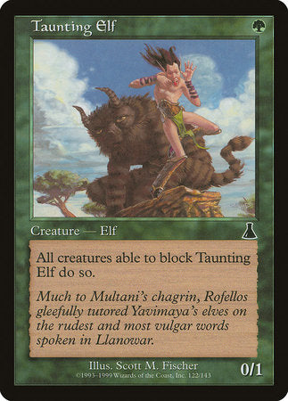 Taunting Elf [Urza's Destiny] | The Time Vault CA