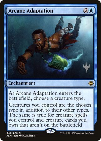 Arcane Adaptation [Ixalan Promos] | The Time Vault CA