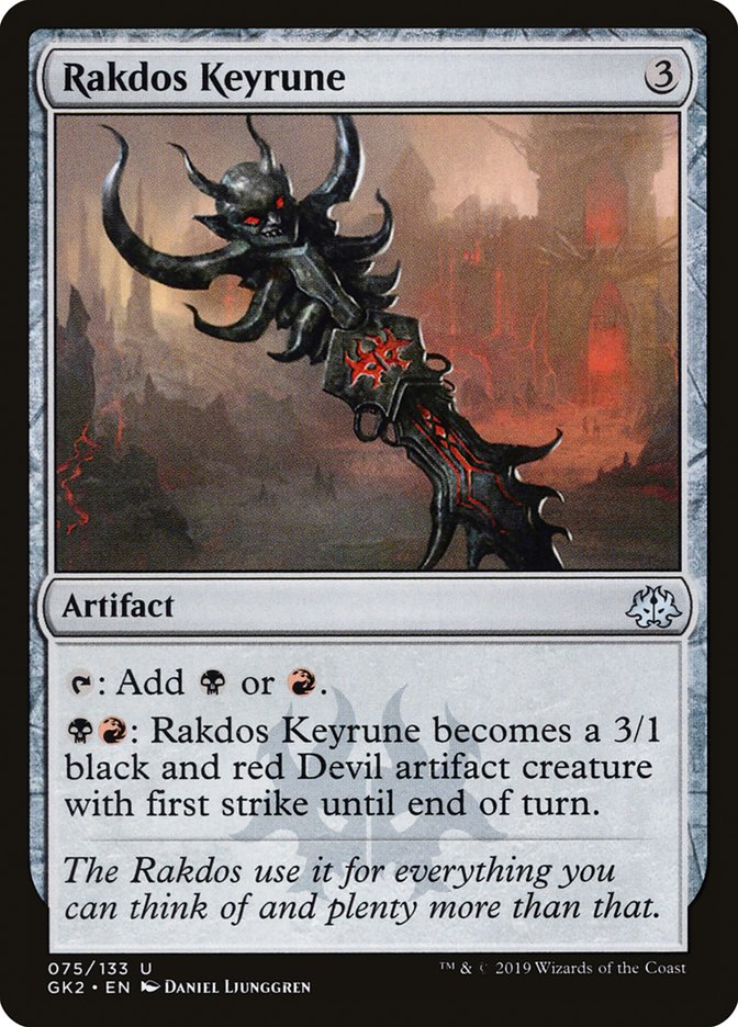 Rakdos Keyrune [Ravnica Allegiance Guild Kit] | The Time Vault CA