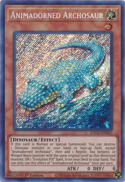 Animadorned Archosaur [ETCO-EN037] Secret Rare | The Time Vault CA