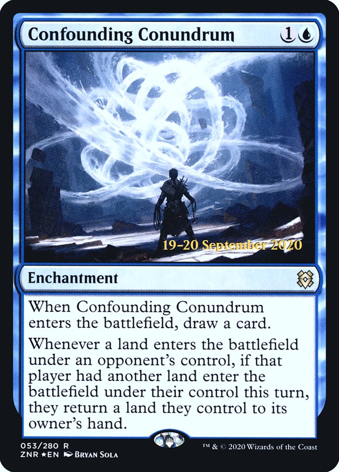 Confounding Conundrum  [Zendikar Rising Prerelease Promos] | The Time Vault CA