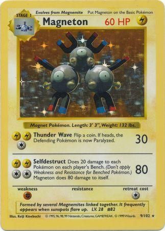 Magneton (9/102) [Base Set Shadowless Unlimited] | The Time Vault CA