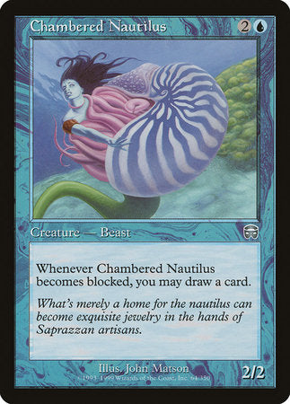 Chambered Nautilus [Mercadian Masques] | The Time Vault CA