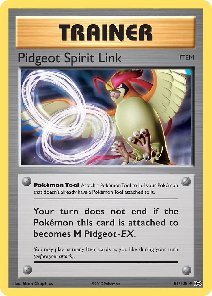 Pidgeot Spirit Link (81/108) [XY: Evolutions] | The Time Vault CA