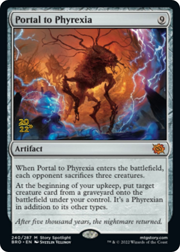 Portal to Phyrexia [The Brothers' War: Prerelease Promos] | The Time Vault CA