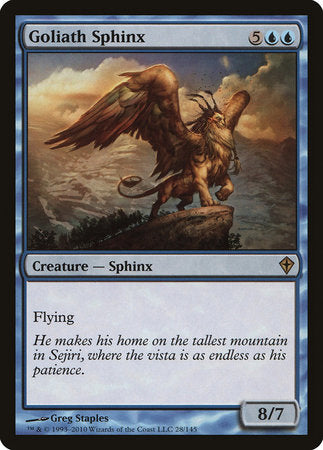 Goliath Sphinx [Worldwake] | The Time Vault CA