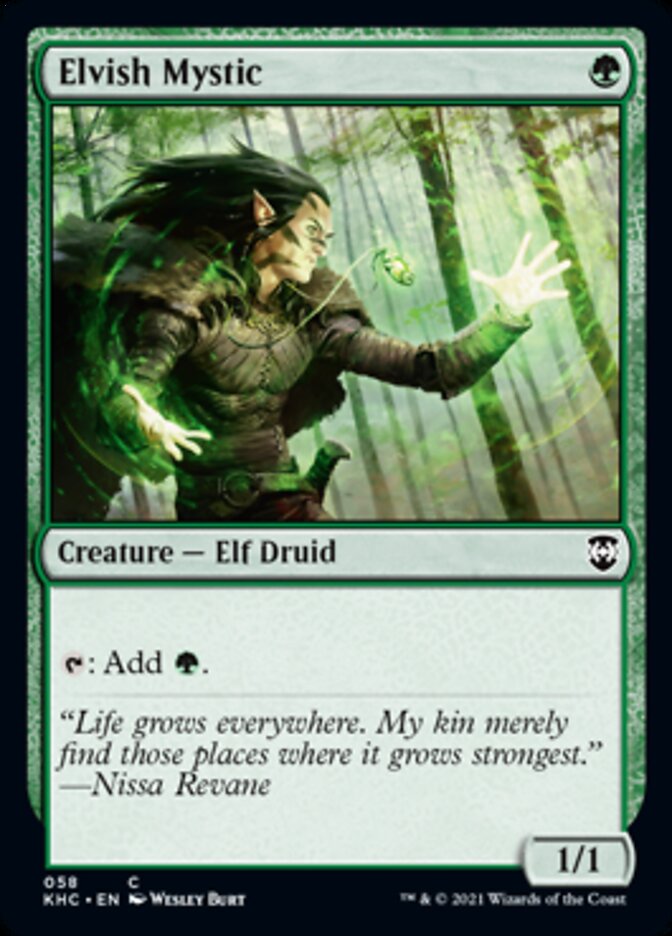 Elvish Mystic [Kaldheim Commander] | The Time Vault CA