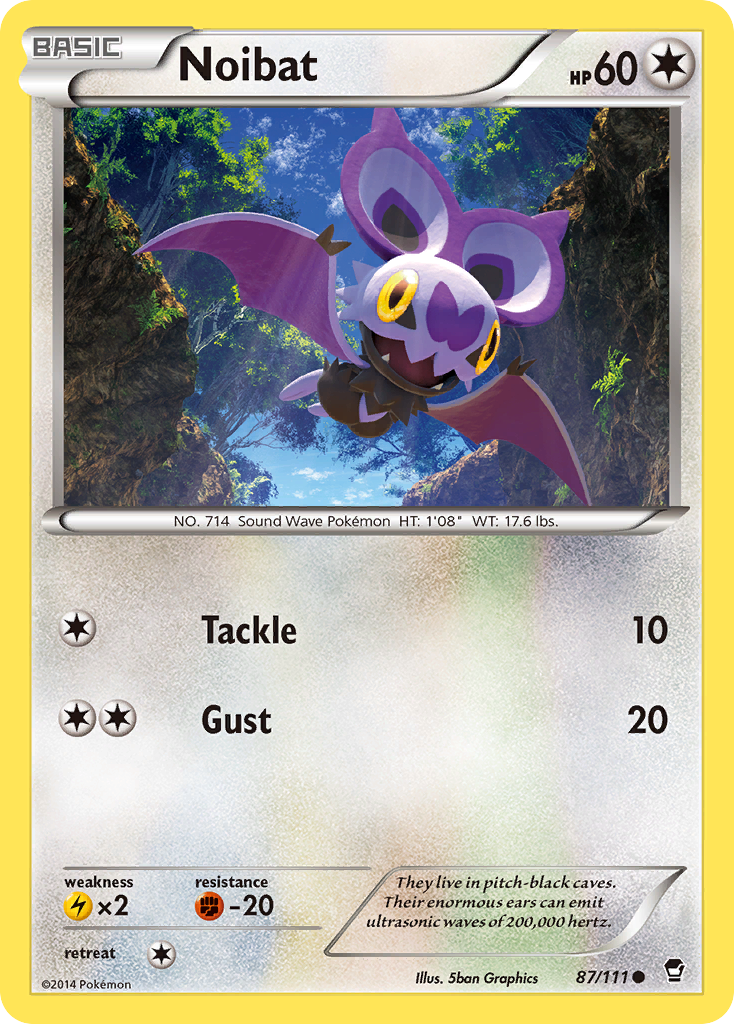 Noibat (87/111) [XY: Furious Fists] | The Time Vault CA