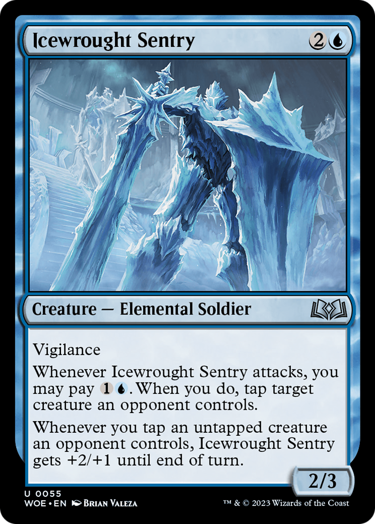 Icewrought Sentry [Wilds of Eldraine] | The Time Vault CA