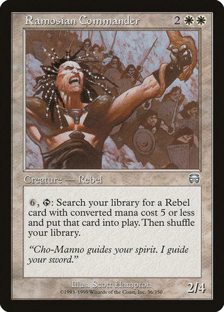 Ramosian Commander [Mercadian Masques] | The Time Vault CA