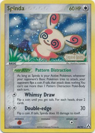 Spinda (26/92) (Stamped) [EX: Legend Maker] | The Time Vault CA