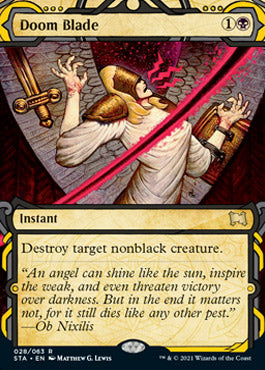 Doom Blade (Etched Foil) [Strixhaven Mystical Archive] | The Time Vault CA