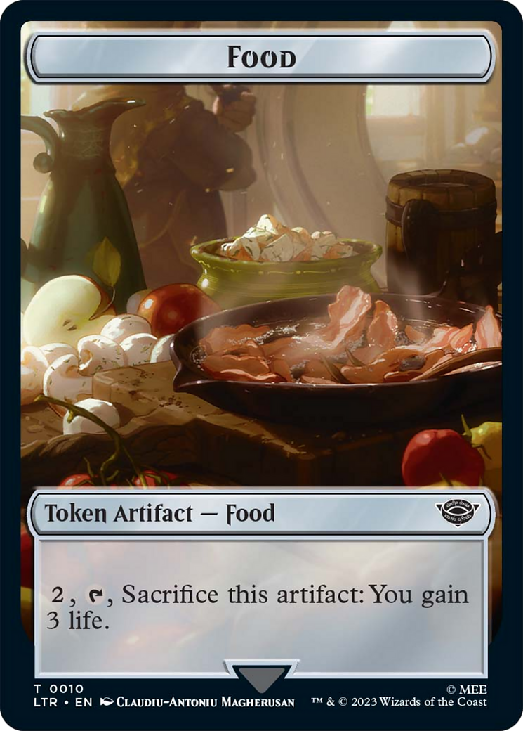 Soldier // Food Token [The Lord of the Rings: Tales of Middle-Earth Commander Tokens] | The Time Vault CA