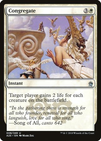 Congregate [Masters 25] | The Time Vault CA