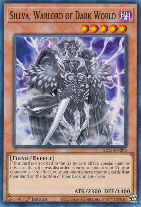 Sillva, Warlord of Dark World [SR13-EN008] Common | The Time Vault CA