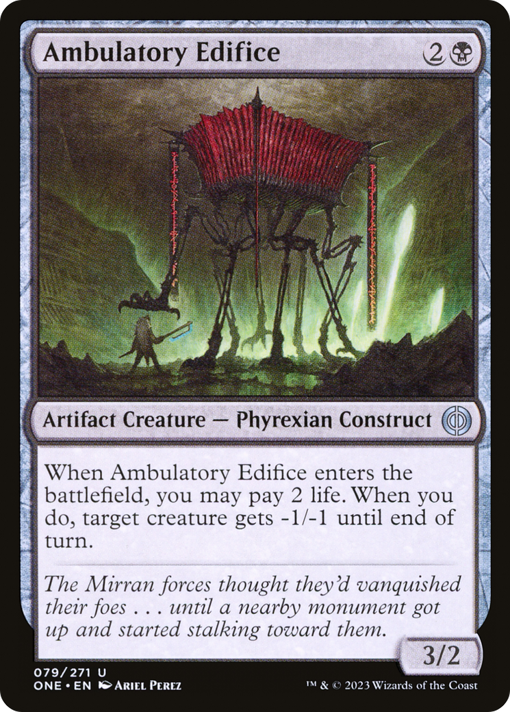 Ambulatory Edifice [Phyrexia: All Will Be One] | The Time Vault CA