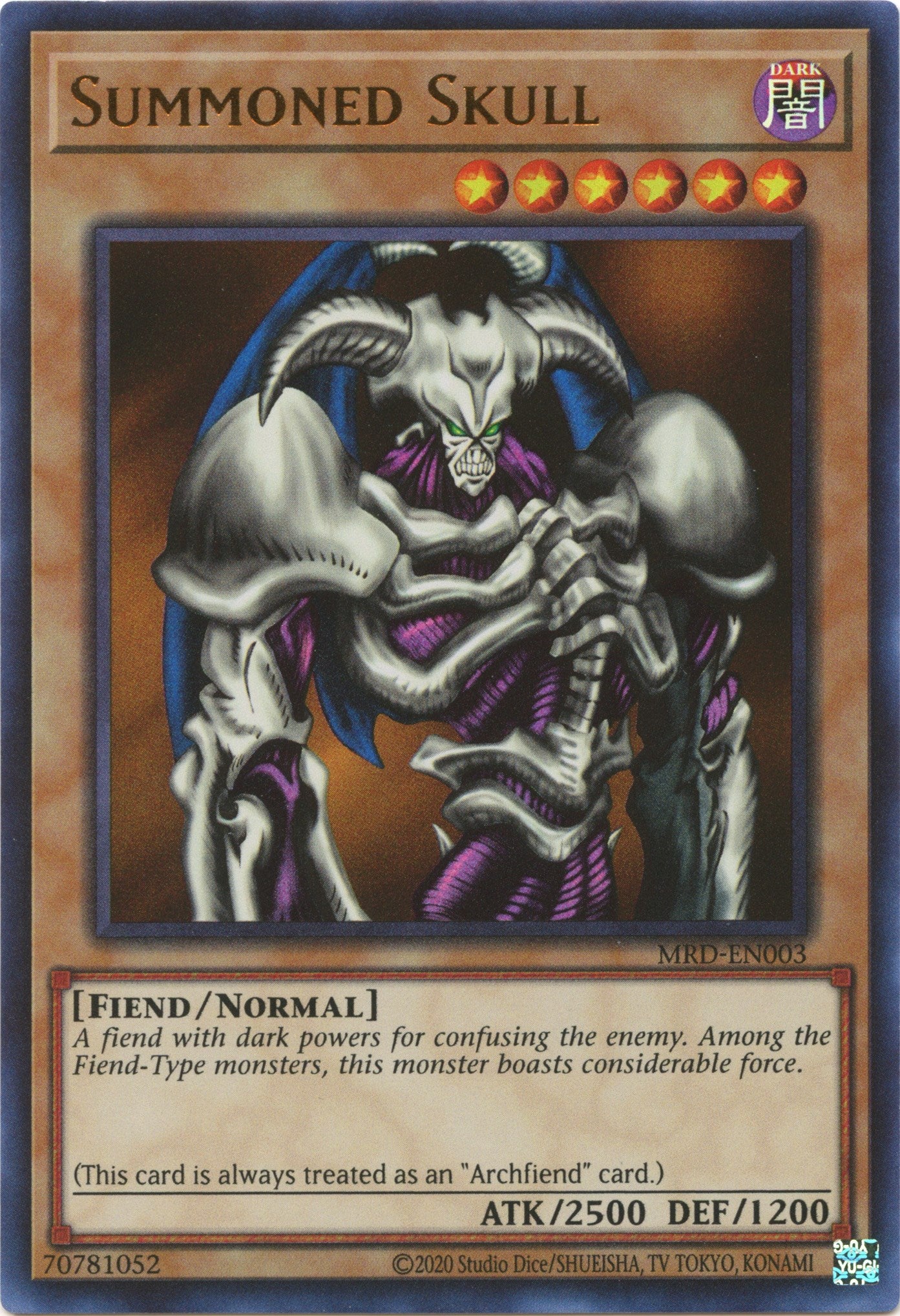 Summoned Skull (25th Anniversary) [MRD-EN003] Ultra Rare | The Time Vault CA