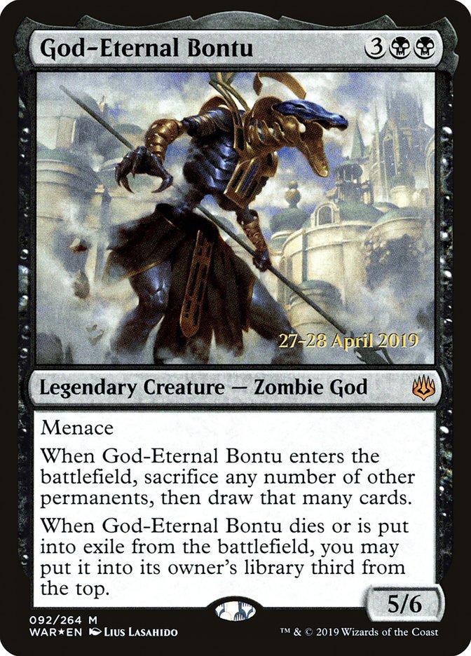 God-Eternal Bontu  [War of the Spark Prerelease Promos] | The Time Vault CA