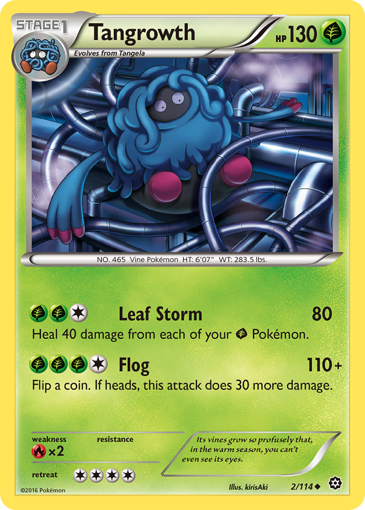 Tangrowth (2/114) [XY: Steam Siege] | The Time Vault CA