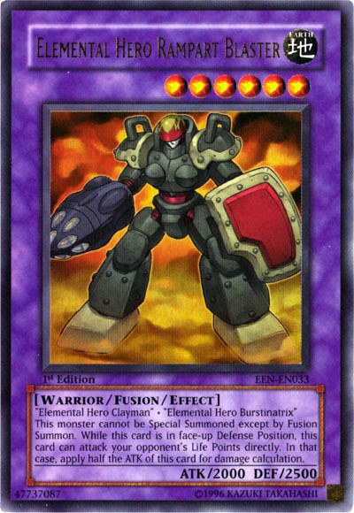 Elemental Hero Rampart Blaster [EEN-EN033] Ultra Rare | The Time Vault CA