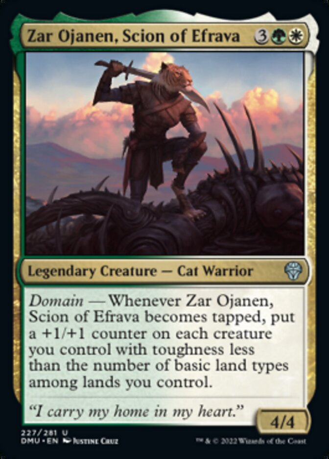 Zar Ojanen, Scion of Efrava [Dominaria United] | The Time Vault CA