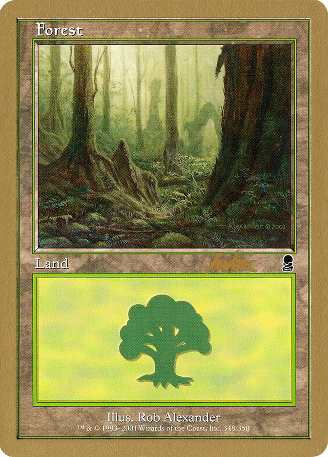 Forest (bk348) (Brian Kibler) [World Championship Decks 2002] | The Time Vault CA