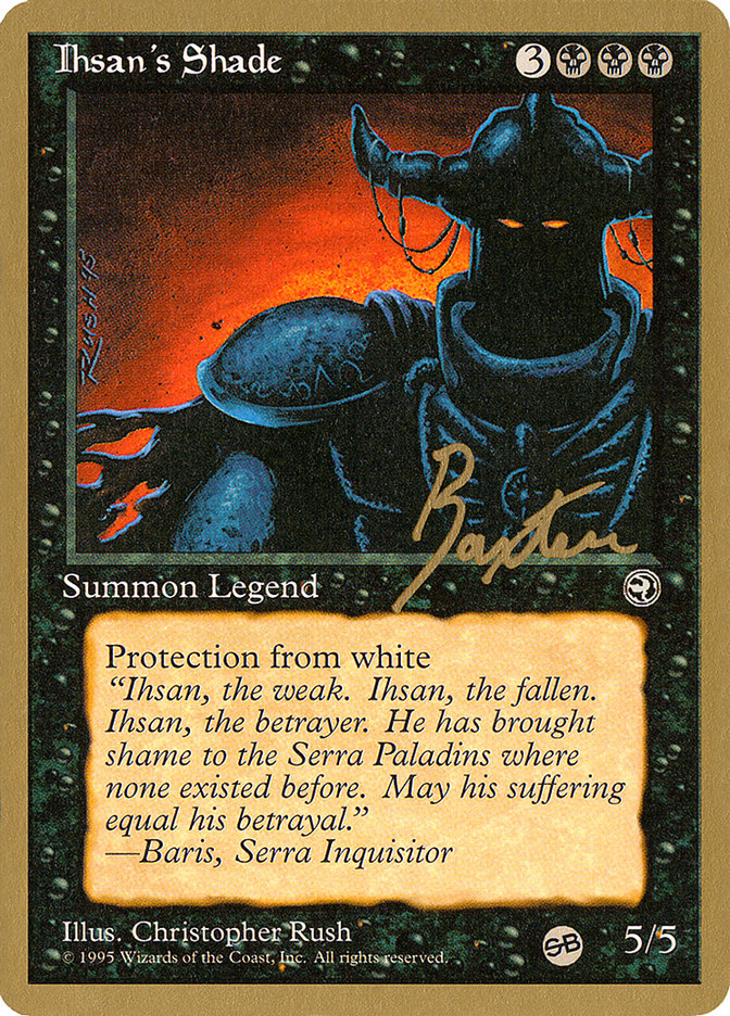 Ihsan's Shade (George Baxter) (SB) [Pro Tour Collector Set] | The Time Vault CA