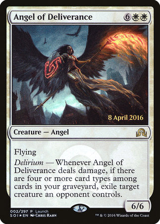 Angel of Deliverance [Shadows over Innistrad Promos] | The Time Vault CA