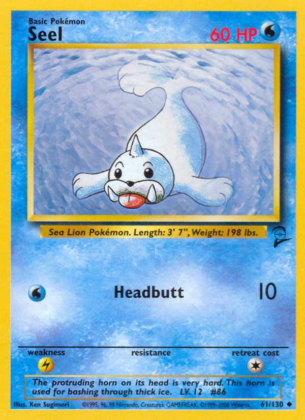 Seel (61/130) [Base Set 2] | The Time Vault CA