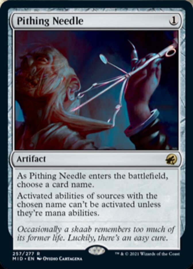 Pithing Needle [Innistrad: Midnight Hunt] | The Time Vault CA