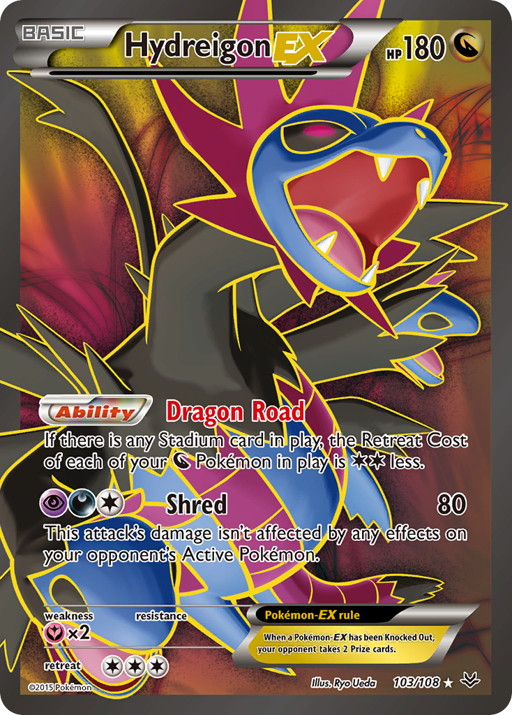 Hydreigon EX (103/108) [XY: Roaring Skies] | The Time Vault CA