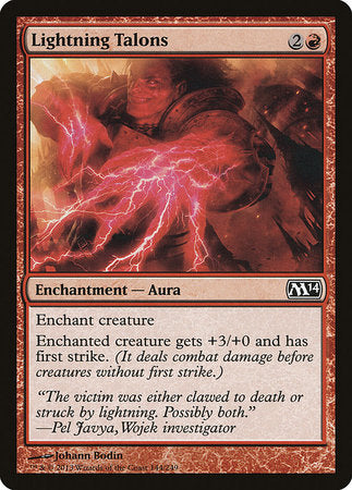 Lightning Talons [Magic 2014] | The Time Vault CA