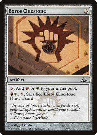 Boros Cluestone [Dragon's Maze] | The Time Vault CA