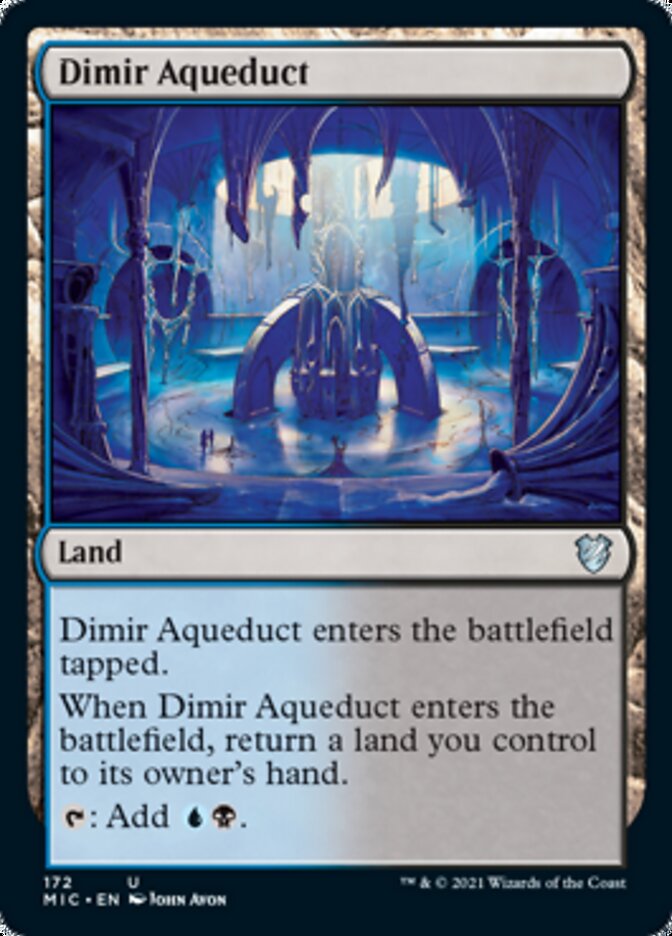 Dimir Aqueduct [Innistrad: Midnight Hunt Commander] | The Time Vault CA