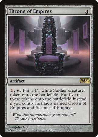 Throne of Empires [Magic 2012] | The Time Vault CA