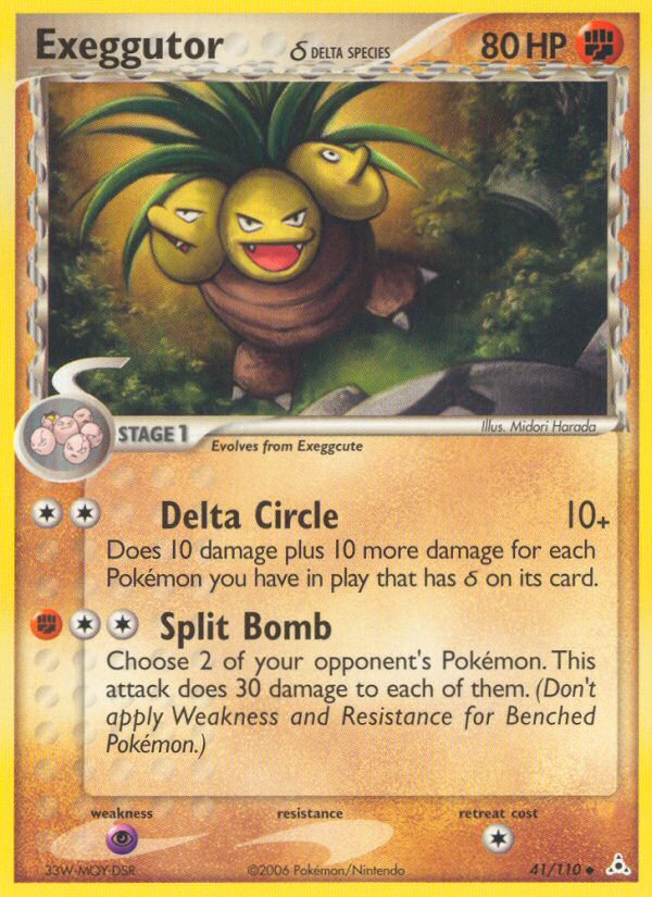 Exeggutor (41/110) (Delta Species) [EX: Holon Phantoms] | The Time Vault CA