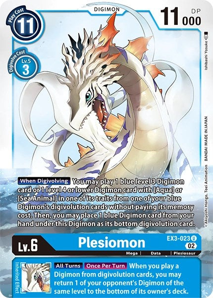 Plesiomon [EX3-023] [Revision Pack Cards] | The Time Vault CA