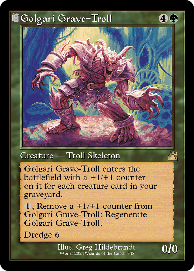 Golgari Grave-Troll (Retro Frame) [Ravnica Remastered] | The Time Vault CA