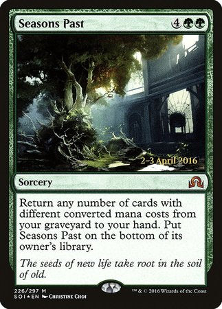 Seasons Past [Shadows over Innistrad Promos] | The Time Vault CA