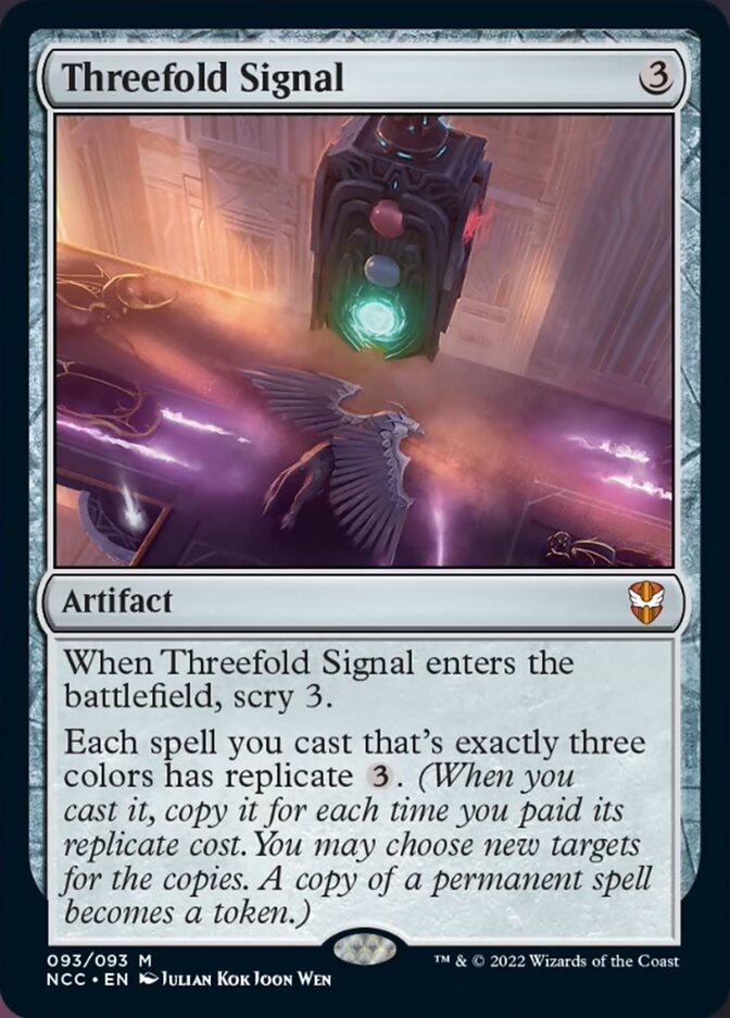 Threefold Signal [Streets of New Capenna Commander] | The Time Vault CA