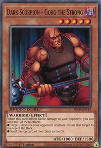 Dark Scorpion - Gorg the Strong [SBCB-EN155] Common | The Time Vault CA
