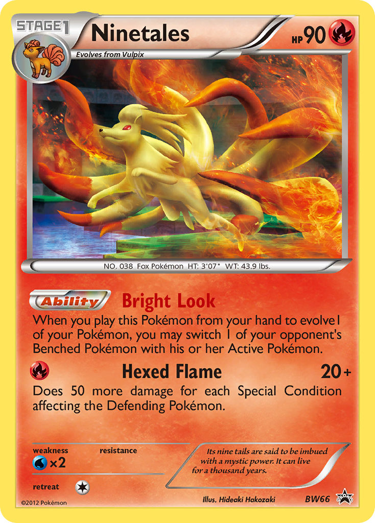 Ninetales (BW66) [Black & White: Black Star Promos] | The Time Vault CA