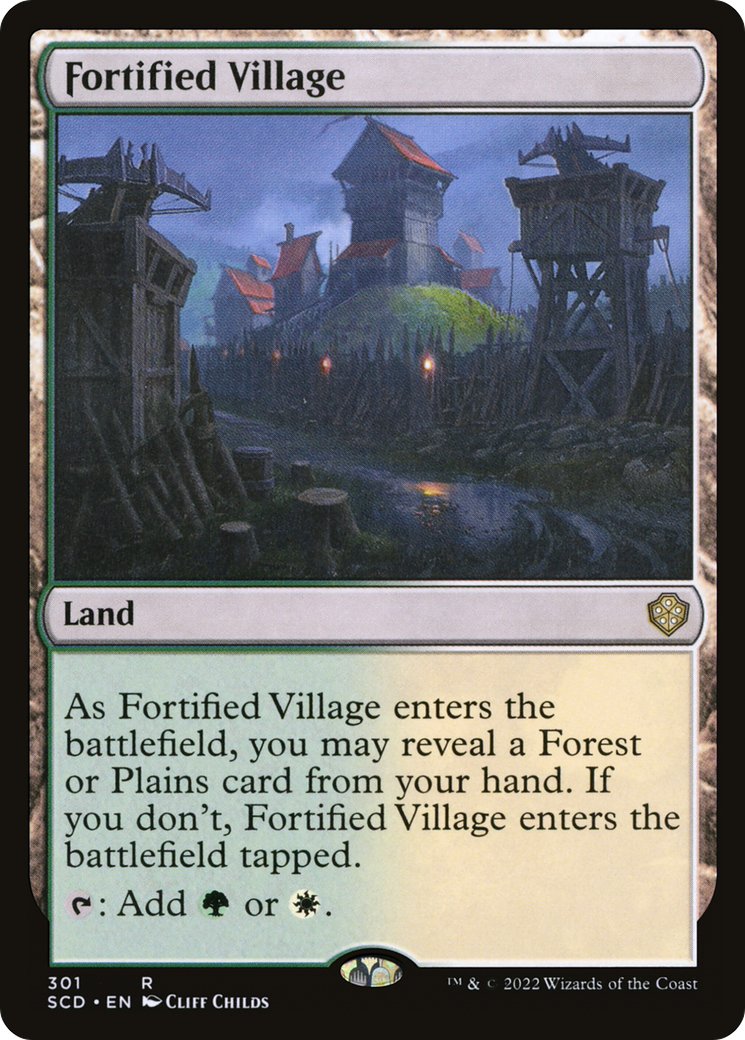 Fortified Village [Starter Commander Decks] | The Time Vault CA