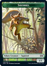 Squirrel // Thopter (008) Double-sided Token [Double Masters Tokens] | The Time Vault CA