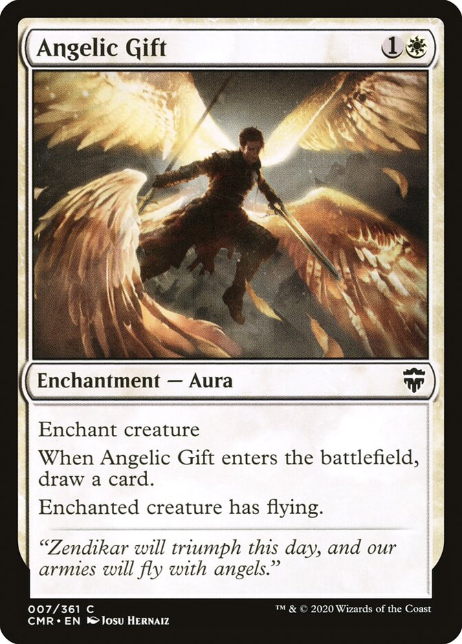 Angelic Gift [Commander Legends] | The Time Vault CA