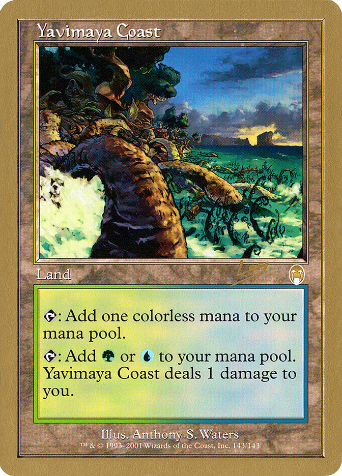 Yavimaya Coast (Raphael Levy) [World Championship Decks 2002] | The Time Vault CA