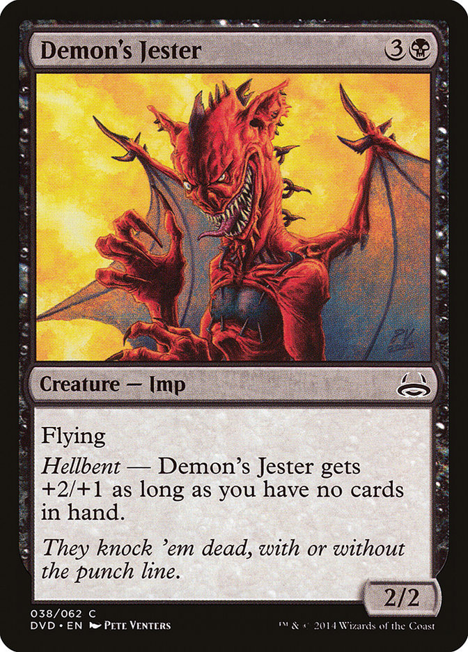 Demon's Jester (Divine vs. Demonic) [Duel Decks Anthology] | The Time Vault CA