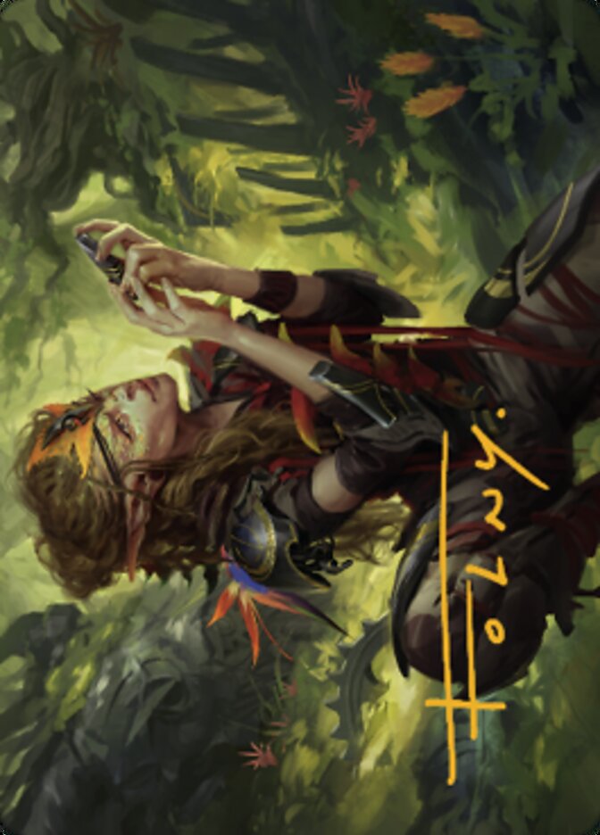 Meria, Scholar of Antiquity Art Card (Gold-Stamped Signature) [Dominaria United Art Series] | The Time Vault CA
